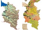 a. aktuelle und historische Vorarlbergkarte