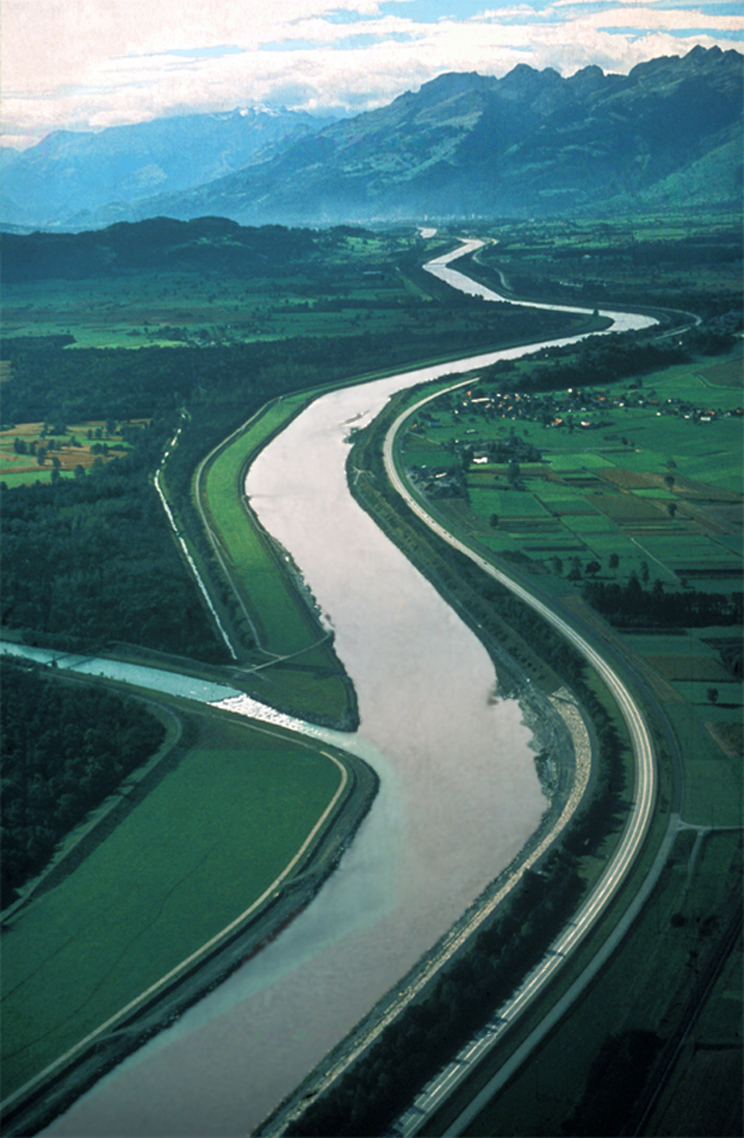 11. Fluß mit Nebenfluss